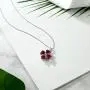 Gem Stone King 925 Sterling Silver Red Created Ruby Pendant Necklace For Women (3.84 Ct Heart Shape with 18 Inch Chain) Gem Stone King 925 Sterling Silver Red Created Ruby Pendant Necklace For Women (3.84 Ct Heart Shape with 18 Inch Chain)