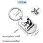 PENQI Funny Fisherman Keychain I Love A Good Pole Dance Fisherman Dog Tag Fishing Lover Jewelry Fisherman Anglers Gift for Boyfriend Husband Grandpa