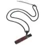 HZMAN Mens 18k Gold Plated Iced Out Cigarette Holder Stainless Steel CZ Pendant Hip Hop Necklace