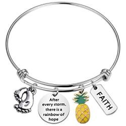 SEIRAA IVF Infertility Bracelet After Every Storm There is a Rainbow of Hope Bracelet Infertility Mom Jewelry IVF Encouragement Gift for Her