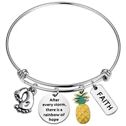 SEIRAA IVF Infertility Bracelet After Every Storm There is a Rainbow of Hope Bracelet Infertility Mom Jewelry IVF Encouragement Gift for Her SEIRAA IVF Infertility Bracelet After Every Storm There is a Rainbow of Hope Bracelet Infertility Mom Jewelry IVF Encouragement Gift for Her