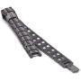 Titanium Magnetic Bracelet,Magnetic Therapy Titanium Magnetic Bracelet for Pain Relief Magnetic Bracelet Men (Gunmetal Gray)