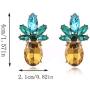 TIANHONGYAN Pineapple Earrings for Women and Girls Cute Crystal Drop Fruit Earrings Charm Jewelry Gifts - Suitable for Beach Holidays and Parties