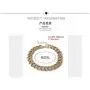 Chunky Necklaces Bracelet Set Leopard Print Punk Chain Gold Statement Collar Necklace Hip Hop Curb Cuban Thick Short Choker Chunky Thick Chain Necklace for Women Jewelry Party