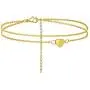 Joycuff Initial Anklets for Women Her 18K Gold Plated Cute Dainty Delicate Tiny Two Layer Stainless Steel Heart Charm Anklet Bracelet Personalized Handmade Engraved Alphabet Letter Beach Jewelry Joycuff Initial Anklets for Women Her 18K Gold Plated Cute Dainty Delicate Tiny Two Layer Stainless Steel Heart Charm Anklet Bracelet Personalized Handmade Engraved Alphabet Letter Beach Jewelry