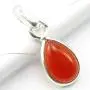 SilverStarJewel 925 Sterling Silver Real Carnelian Pendant SilverStarJewel 925 Sterling Silver Real Carnelian Pendant