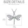 925 Sterling Silver Dragonfly Necklace Dragonfly Gifts for Women Lover Girls Dragonfly Pendant Jewelry