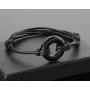 JOVIVI Custom Text Circle of Life Eternity Urn Bracelet for Ashes Cremation Jewelry Stainless Steel Tube Bar Bracelets Adjustable Cord - Free Engraving