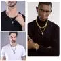 PROSTEEL Punk Rock Necklace,M16A4 Rifle Shape Pendant & Chain，Cool Men Jewelry,Gift for Him