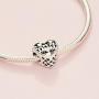 Pandora Jewelry I Love You Mom Heart Sterling Silver Charm