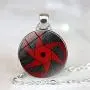(4 Pack) Naruto Write Round Eye Pendant Chain Necklace - Metal (4 Pack) Naruto Write Round Eye Pendant Chain Necklace - Metal