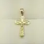 AMZ Jewelry 10K Yellow Gold Cross Pendant Cross Pendant for Gold Necklace