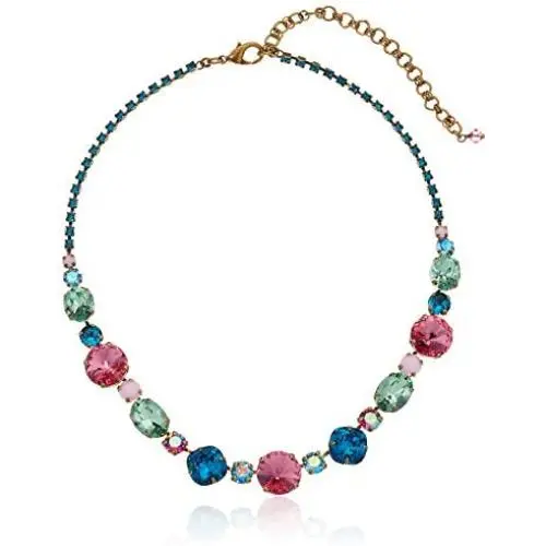 Sorrelli Full Circle Necklace, Antique Gold-Tone Finish, Happy Birthday Sorrelli Full Circle Necklace, Antique Gold-Tone Finish, Happy Birthday