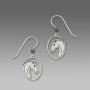 Sienna Sky Horses Head in Oval Frame Earrings 1455