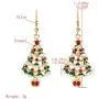 ALoveSoul Christmas Earrings for Women - Xmas Dress Up Jewelry Earrings, Christmas Tree Earrings, Apple Earrings, Ball Asymmetric Earrings