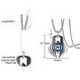 MPRAINBOW Mens Stainless Steel Greek Blue Dragon Evil Eye Axe Casting Dog Tag Pendant Amulet Necklace MPRAINBOW Mens Stainless Steel Greek Blue Dragon Evil Eye Axe Casting Dog Tag Pendant Amulet Necklace