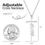 JSJOY Cross Necklace for Women Religious Gifts Cross Necklace Chain Faith Cross Pendant Necklace for Teen Girls