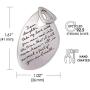 BB Becker ''Dear Daughter Sterling Silver Necklace - Love, for Her, Jewelry for Her