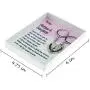 Simple Design 2 Pcs Matching Heart Keychains for Mother & Daughter Jewelry Gift