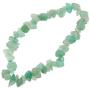 Miners Horde - Chip Chunk Bracelet Green Aventurine (New Jade), 6-8'' Stretch, Natural Gemstone Crystal Strand Bracelet or Anklet