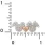 Disney Jewelry, Mickey and Minnie Mouse Sterling Silver Pave Cubic Zirconia Lariat Bracelet