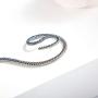 Personality CZ Snake Ear Clip for Women Girls Punk Winding Snake Crawler Climber Ear Cuffs Ear Hook Earring