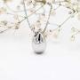 Stainless Steel Little Teardrop Cremation Necklace Ashes Holder Keepsake Urn Jewelry for Women