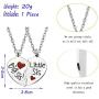 Sister Pendant Necklaces Big Little Sister Family Gifts Jewelry Set Stainless Steel Pack Of 2pcs
