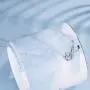 Van Chloe Infinity Heart Necklace for Women 925 Sterling Silver Love Pendant Necklace White Gold Plated CZ Diamond Gift for Women Girls Valentines Day Mothers Day