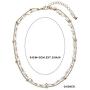 Artilady Opal Choker Necklace for Women Gold Layered Necklace Jewelry Gift