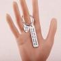 ENSIANTH Brother of The Bride Gift Brother Keychain Family Jewelry Sibling Keychain Wedding Party Gift