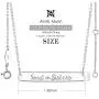 Annis Munn Soul Sister Necklace - 925 Sterling Silver Adjustable Engraved Bar Pendant Friendship Graduation Christmas Jewelry Birthday Gift Annis Munn Soul Sister Necklace - 925 Sterling Silver Adjustable Engraved Bar Pendant Friendship Graduation Christmas Jewelry Birthday Gift