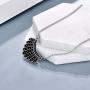 ONEFINITY 925 Sterling Silver RBG Dissent Collar Necklace RBG Jewelry Gifts for Fans of Ruth Bader Ginsburg