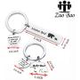 Zuo Bao Mama Bear and Baby Bear Keychain Set Mother Daughter Keychain Sweet Mom Jewelry
