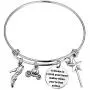 ENSIANTH Dream Princess Bracelet A Dream is A Wish Your Heart Makes When Youre Fast Asleep Nursery Gift