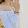 Gold Bracelets for Women - Lane Woods 14k Gold Plated Chunky Thick Large Link Chain Bracelet