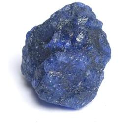 Natural Raw Stones Rough Rock Crystals for Tumbling,Cabbing,Sapphire 124.00 Ct Blue Sapphire Gemstone