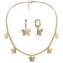 Nanafast Butterfly Necklace Earrings Set Adjustable Butterfly Chain Necklace Charm Hoop Earrings Butterfly Jewelry for Women Girls Christmas Birthday Nanafast Butterfly Necklace Earrings Set Adjustable Butterfly Chain Necklace Charm Hoop Earrings Butterfly Jewelry for Women Girls Christmas Birthday
