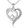 Inspirational Jewelry Sterling Silver She Believed She Could So She Did Love Heart Necklace