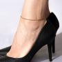 Lifetime Jewelry 2mm Rounded Scroll Anklet for Women & Girls 24k Real Gold Plated