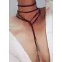 FXmimior Bohemian Long Choker with Turquoise Pendant Sexy Rock Handmade Vintage Necklace Women Accessories (brown) FXmimior Bohemian Long Choker with Turquoise Pendant Sexy Rock Handmade Vintage Necklace Women Accessories (brown)