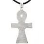 Trilogy Jewelry Pewter Ankh Egyptian Cross Pendant Black Necklace Cord with Clasp Trilogy Jewelry Pewter Ankh Egyptian Cross Pendant Black Necklace Cord with Clasp
