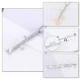 LGSY 925 Sterling Silver Cubic Zircon Pearl Bail Pendants for Pearl Jewely Making, Design Pendant Fitting for Fashion Jewlery
