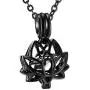 Cremation Jewelry Lotus Flower Urn Necklaces for Ashes Stainless Steel Keepsake Locket Pendants Memorial Urn Jewelry for Human Ashes Holder Cremation Jewelry Lotus Flower Urn Necklaces for Ashes Stainless Steel Keepsake Locket Pendants Memorial Urn Jewelry for Human Ashes Holder