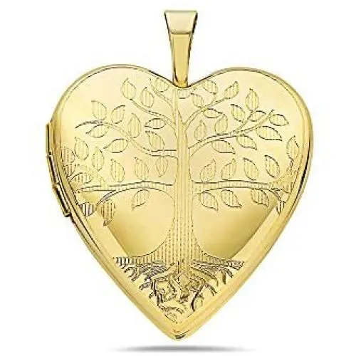 Pori Jewelers 14K Solid Yellow Gold Heart Locket Pendants- For Photos, Messages, sentimentals Pori Jewelers 14K Solid Yellow Gold Heart Locket Pendants- For Photos, Messages, sentimentals