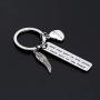 Gzrlyf Memorial Keychain God Has You in His Arm I Have You in My Heart Sympathy Gifts for Loss of Loved One