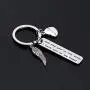 Gzrlyf Memorial Keychain God Has You in His Arm I Have You in My Heart Sympathy Gifts for Loss of Loved One