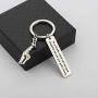Gzrlyf Giraffe Keychain Inspirational Quotes Giraffe Gifts for Giraffe Lovers Be a Giraffe Stand Tall Grow Elegantly and See Your Goals Clearly