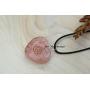 Art Of Creation Rose Quartz Heart Pendant Necklace | EMF Protection | Crystal Chakra Gemstone Necklace | Energy Generator