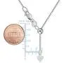 10k White Gold Adjustable Box Link Chain Necklace, 0.7mm, 22'' 10k White Gold Adjustable Box Link Chain Necklace, 0.7mm, 22''